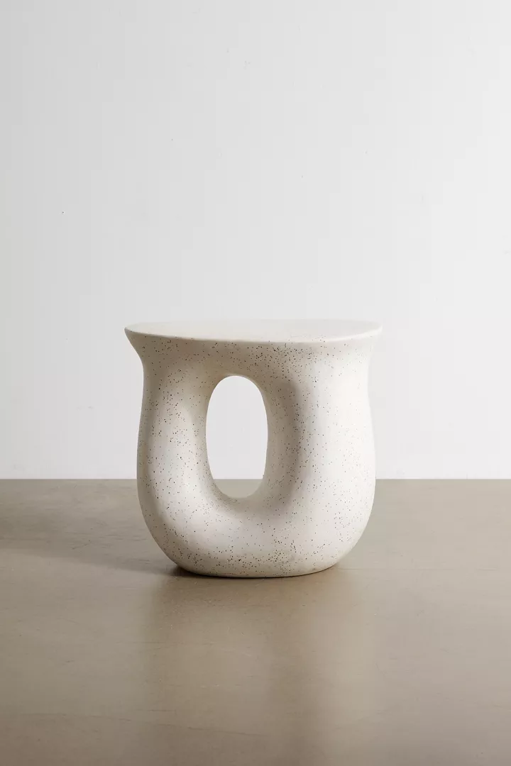 Vera Ceramic Side Table/Nightstand