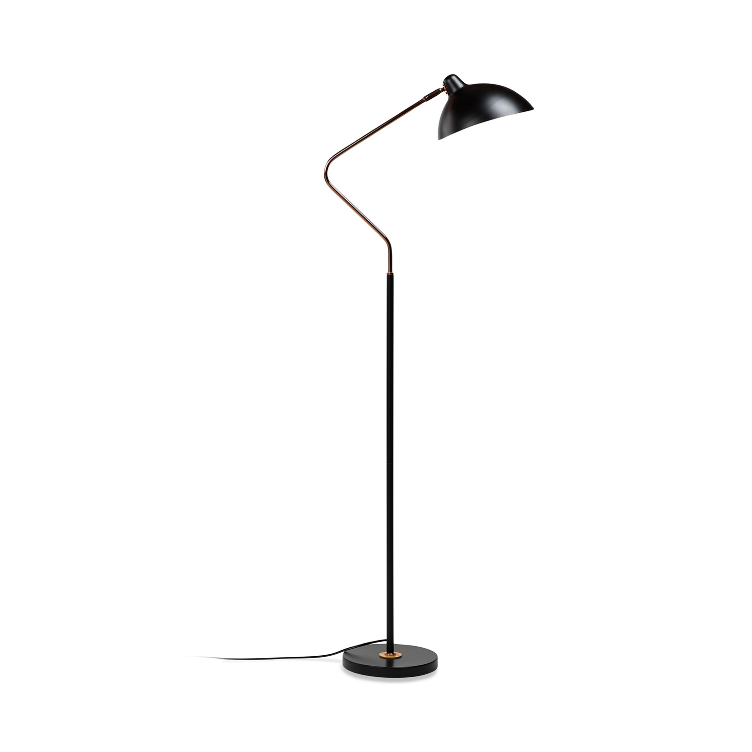 Leap Black Floor Lamp