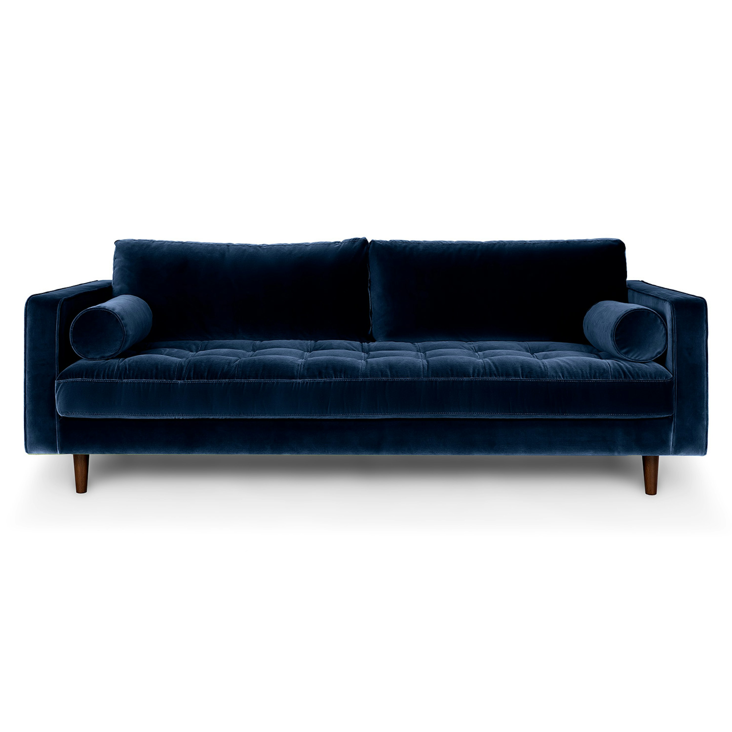 Sven 88" Tufted Velvet Sofa - Cascadia Blue
