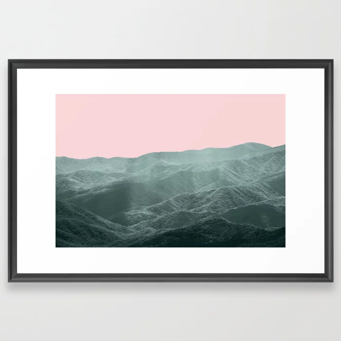 Smoky Mountain Summer Framed Art Print