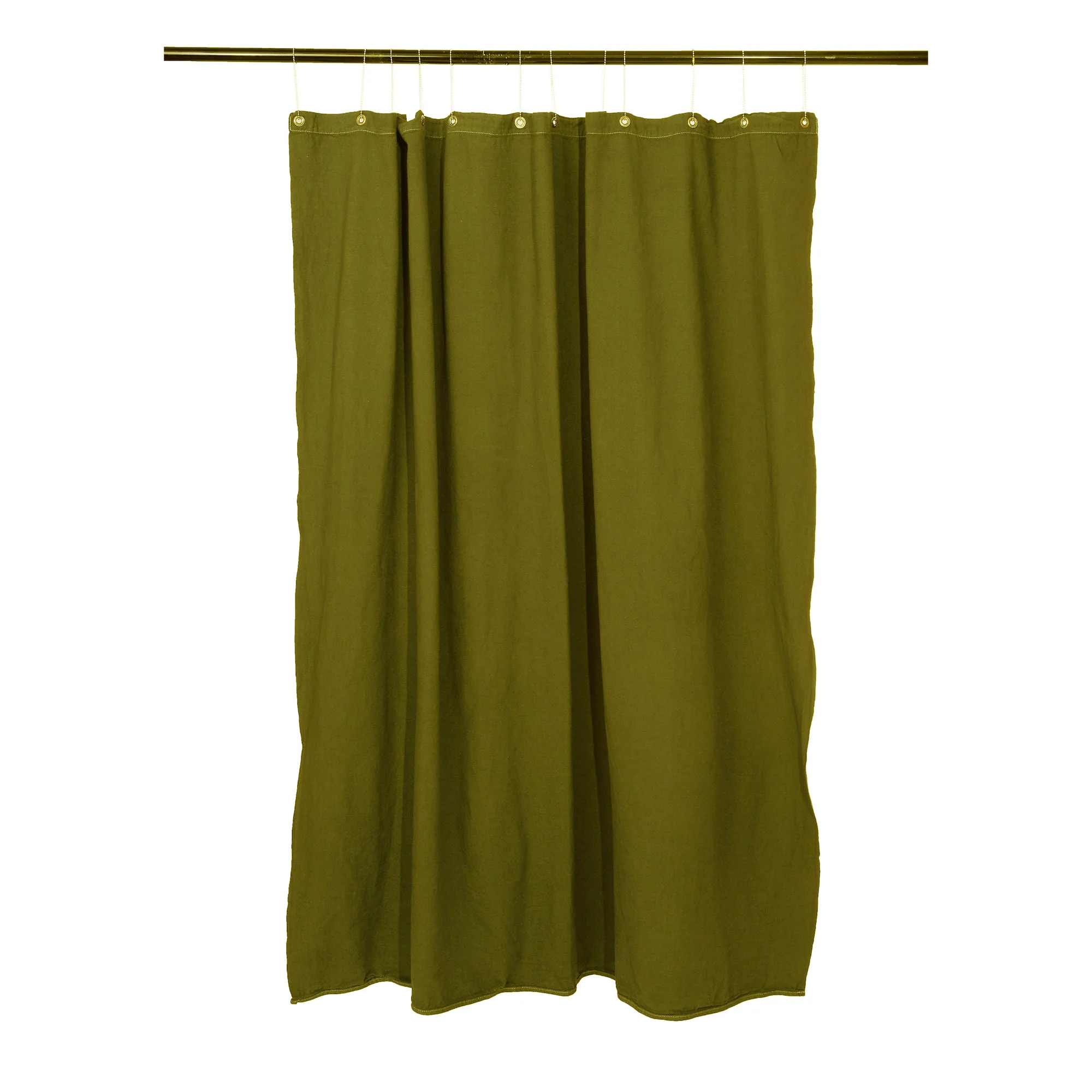 Utility Canvas Shower Curtain