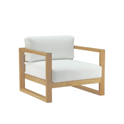 Upland Outdoor Patio Teak Armchair