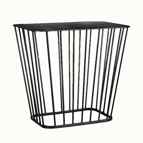 Black Wire Side Table
