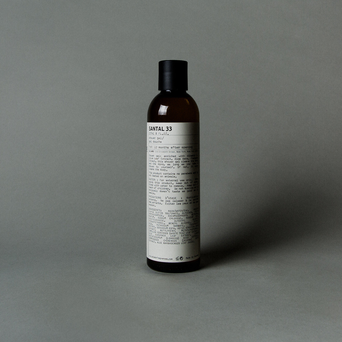 Santal 33 shower gel 8 oz.