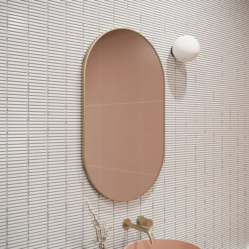Pill Shape Modern & Contemporary Vanity Mirror