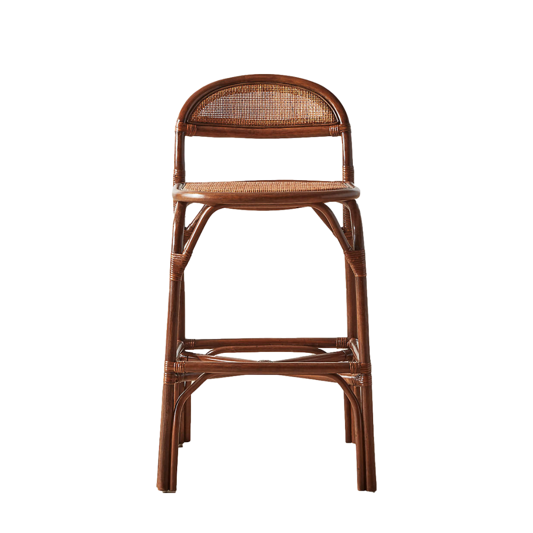 Valzer Natural Rattan Counter Stool