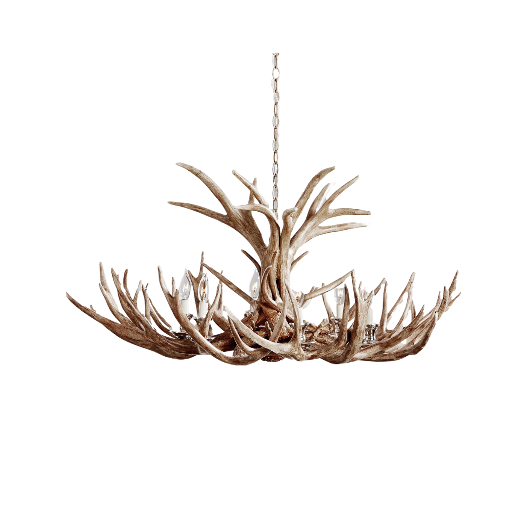 Faux Antler Chandelier