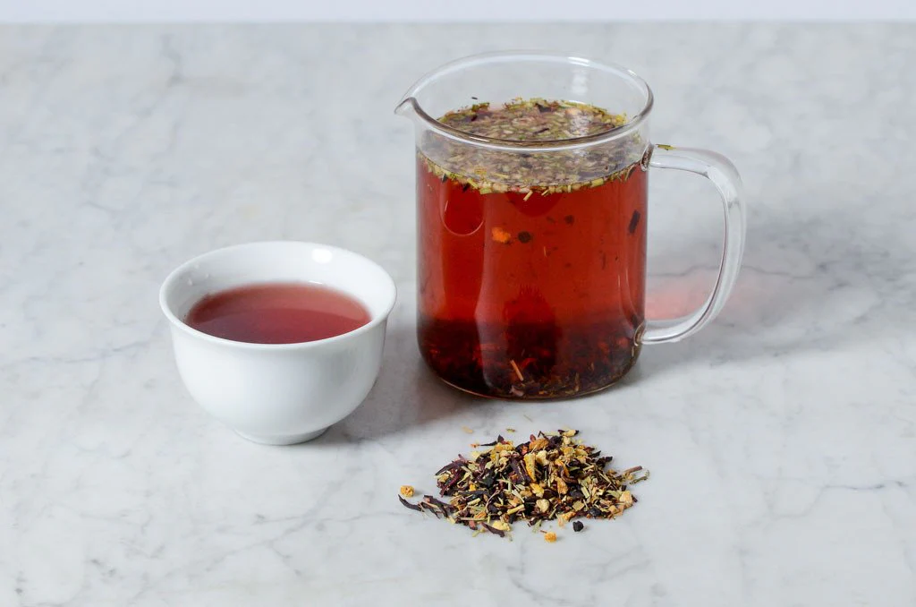 Blood Orange Hibiscus Herbal Tea