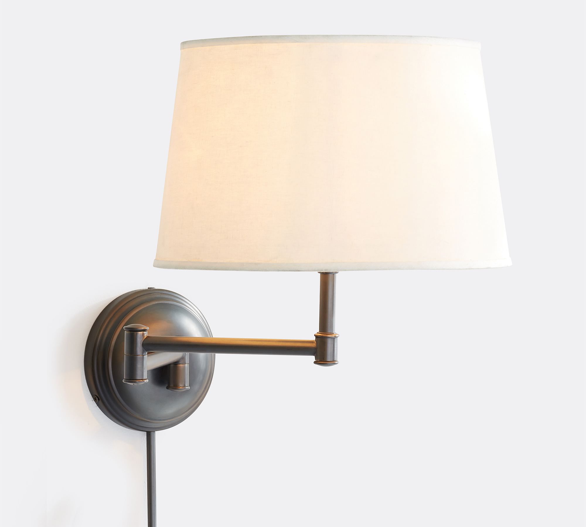 Chelsea Metal Swing-Arm Plug-In Sconce