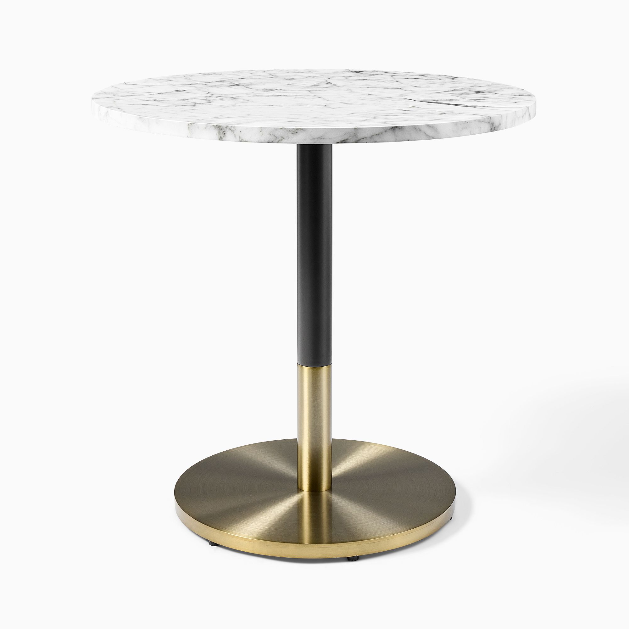 Orbit Round Dining Table - Faux Marble
