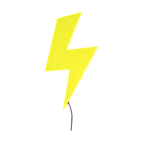 Led Lightning Bolt Wall Light