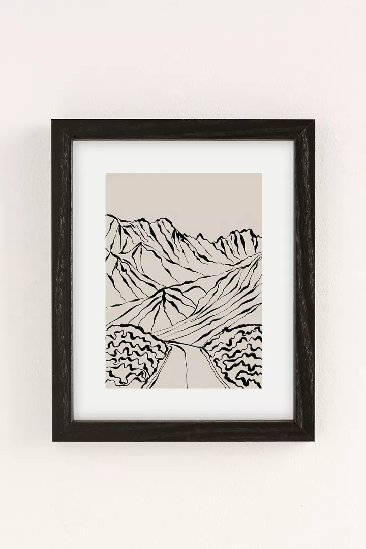 Alisa Galitsyna Mountains Know The Secret Art Print