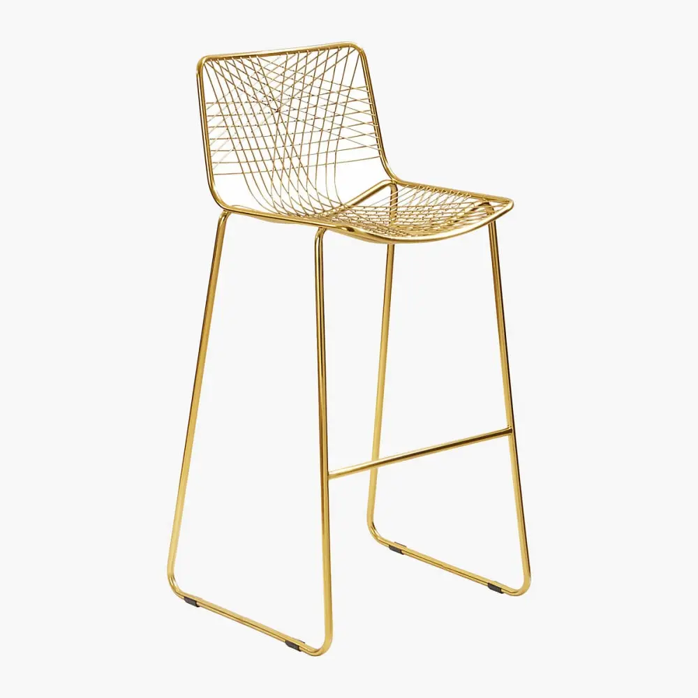 Alpha Brass Counter Stools