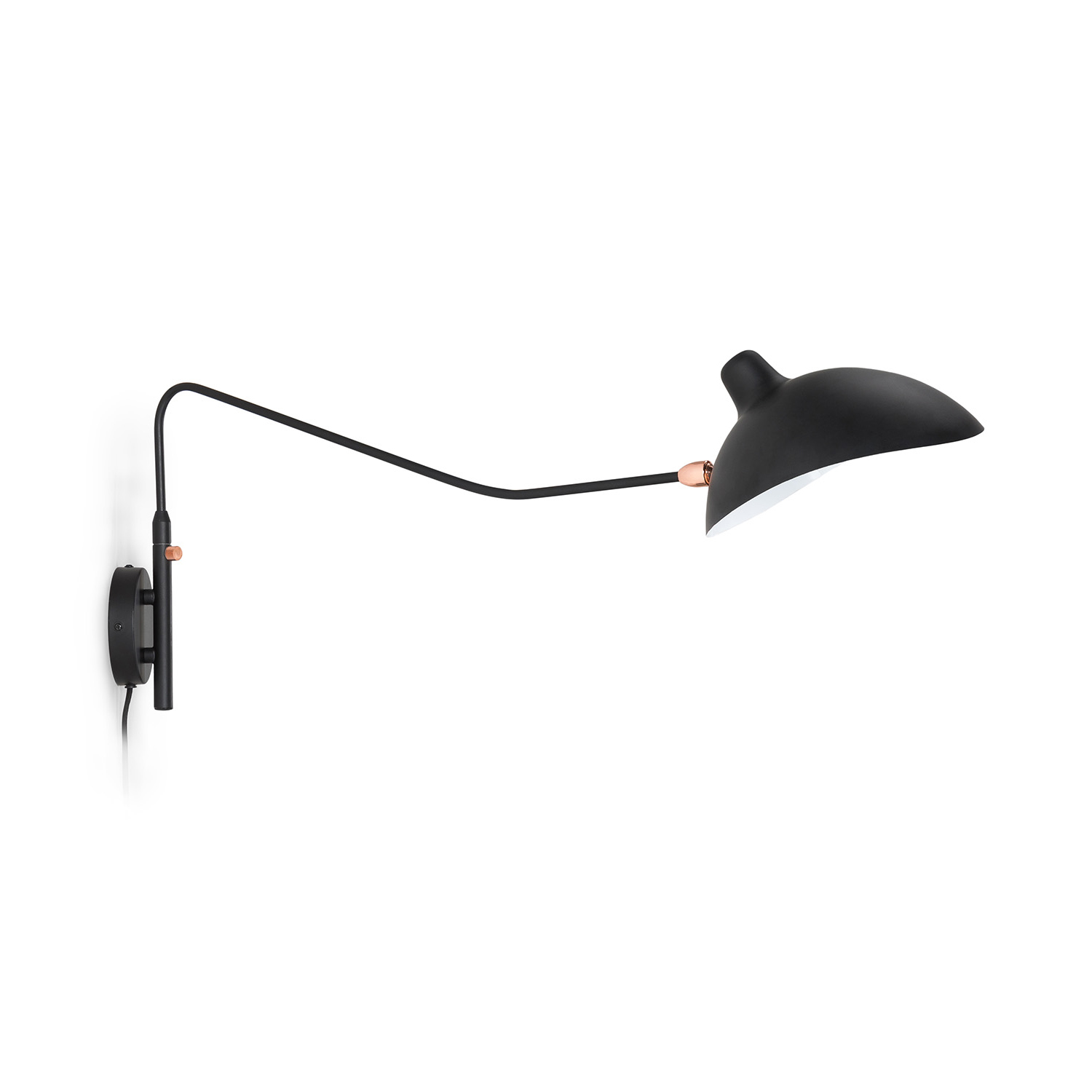 Leap Black Sconce Lamp