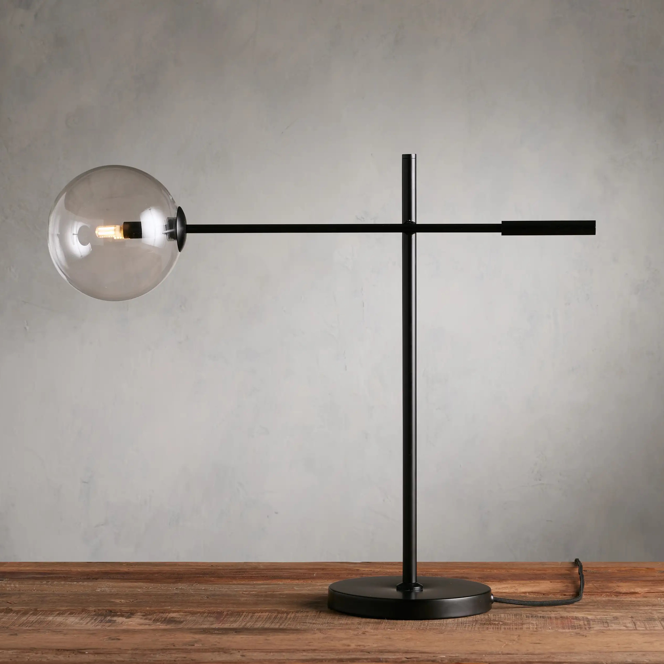 Roscoe Task Table Lamp, Brass