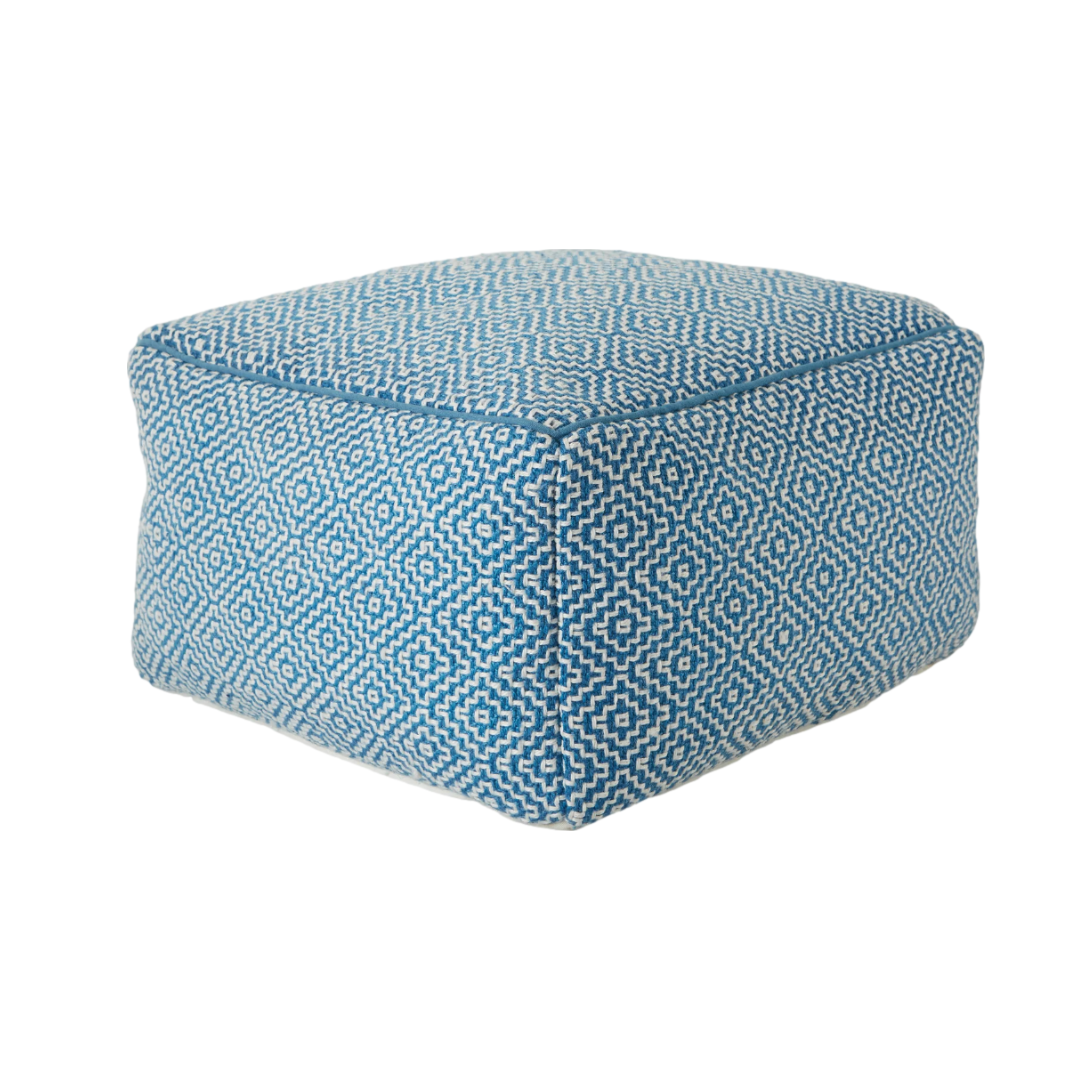 Ashburton Pamona Trellis Cuboid Pouf with Cushions