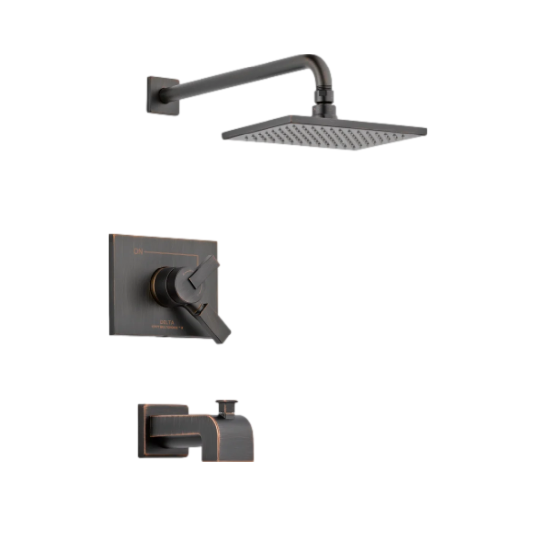 Delta Vero Monitor 17 Series Dual Function Pressure Balanced Tub and Shower with Integrated Volume Control