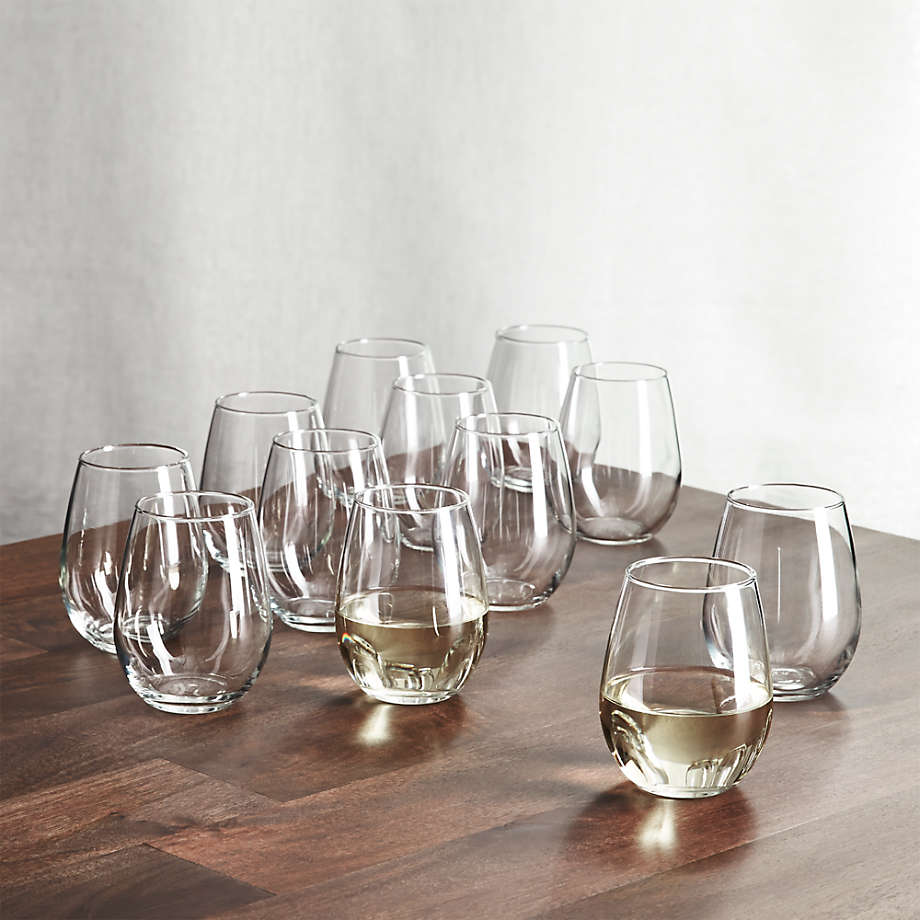 Aspen 11.75-Oz. Stemless Wine Glasses
