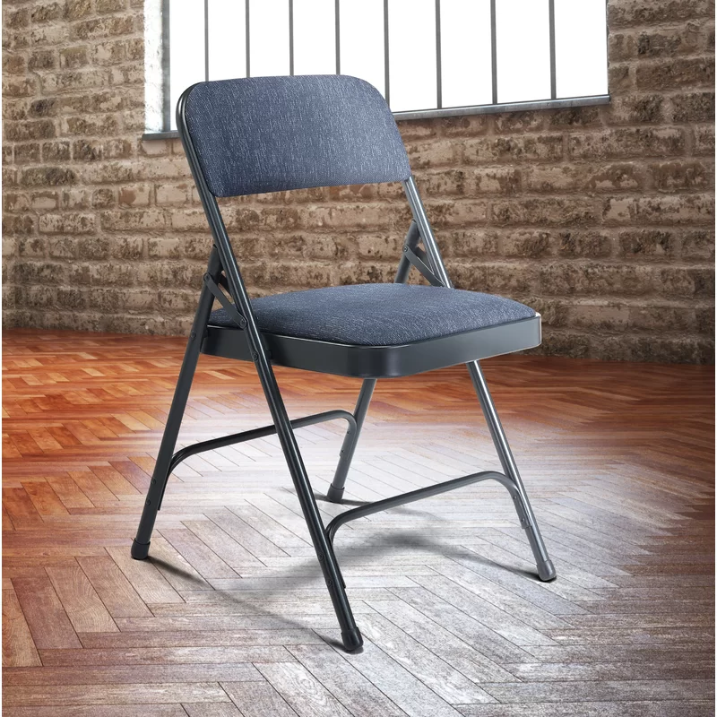 Padded Folding Chairs 2200 Series Fabric Padded Folding Chair (Set of 4)