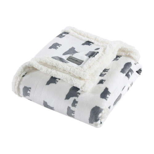 Ivory Mountain Throw Blanket