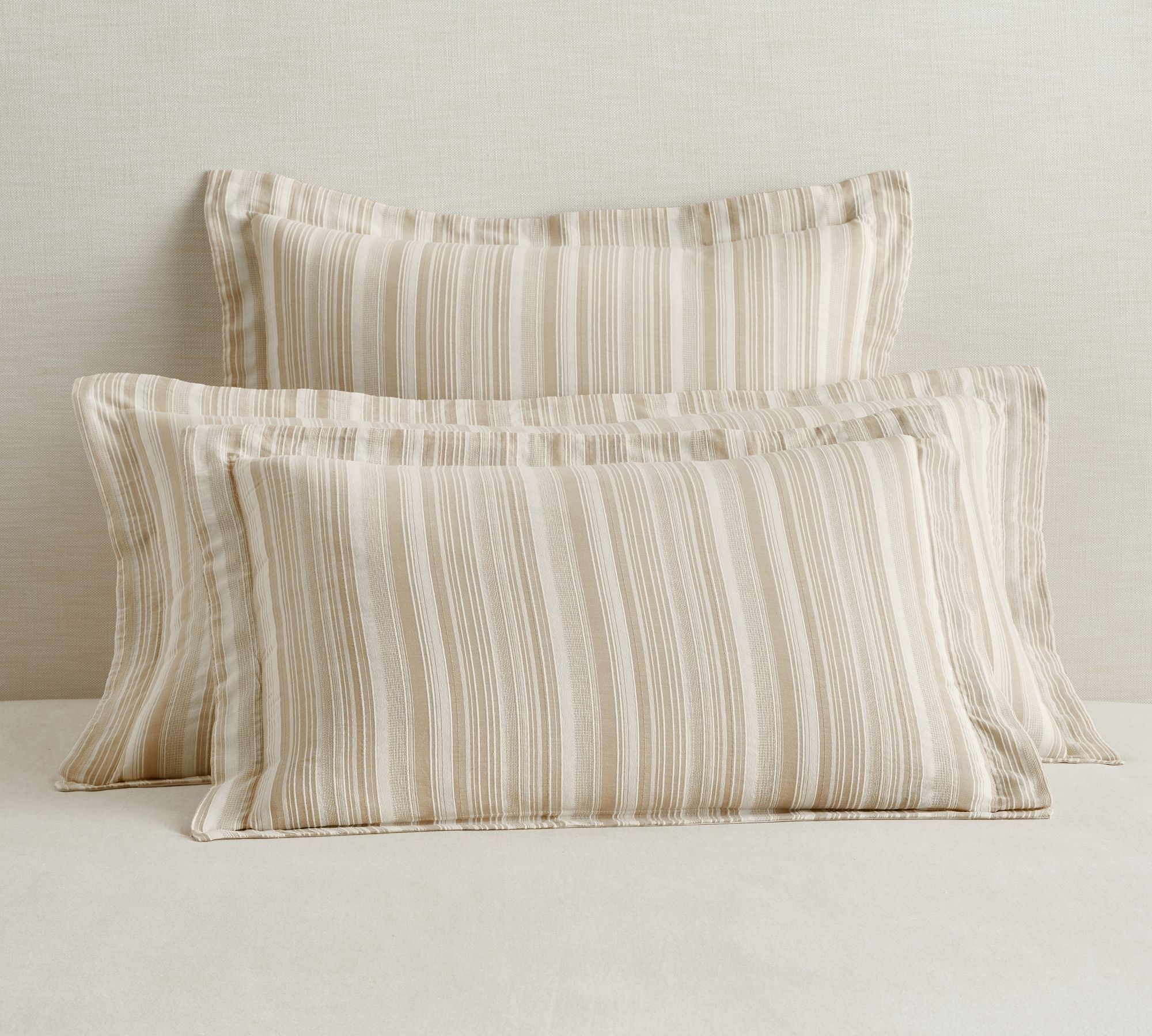 Beckett Yarn Dye Textured Striped Sham