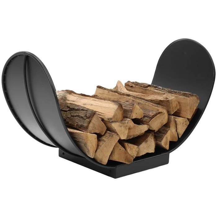 Bebington 35.5'' W Metal Log Rack