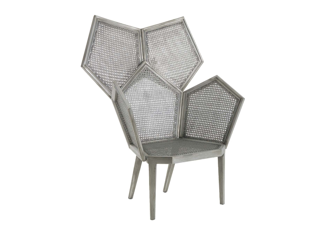 Lui 5/A Silver Leaf Armchair By Philippe Bestenheider