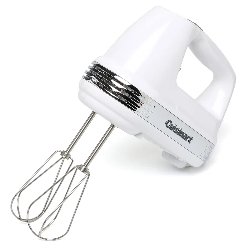 White Cuisinart 5 Speed Hand Mixer