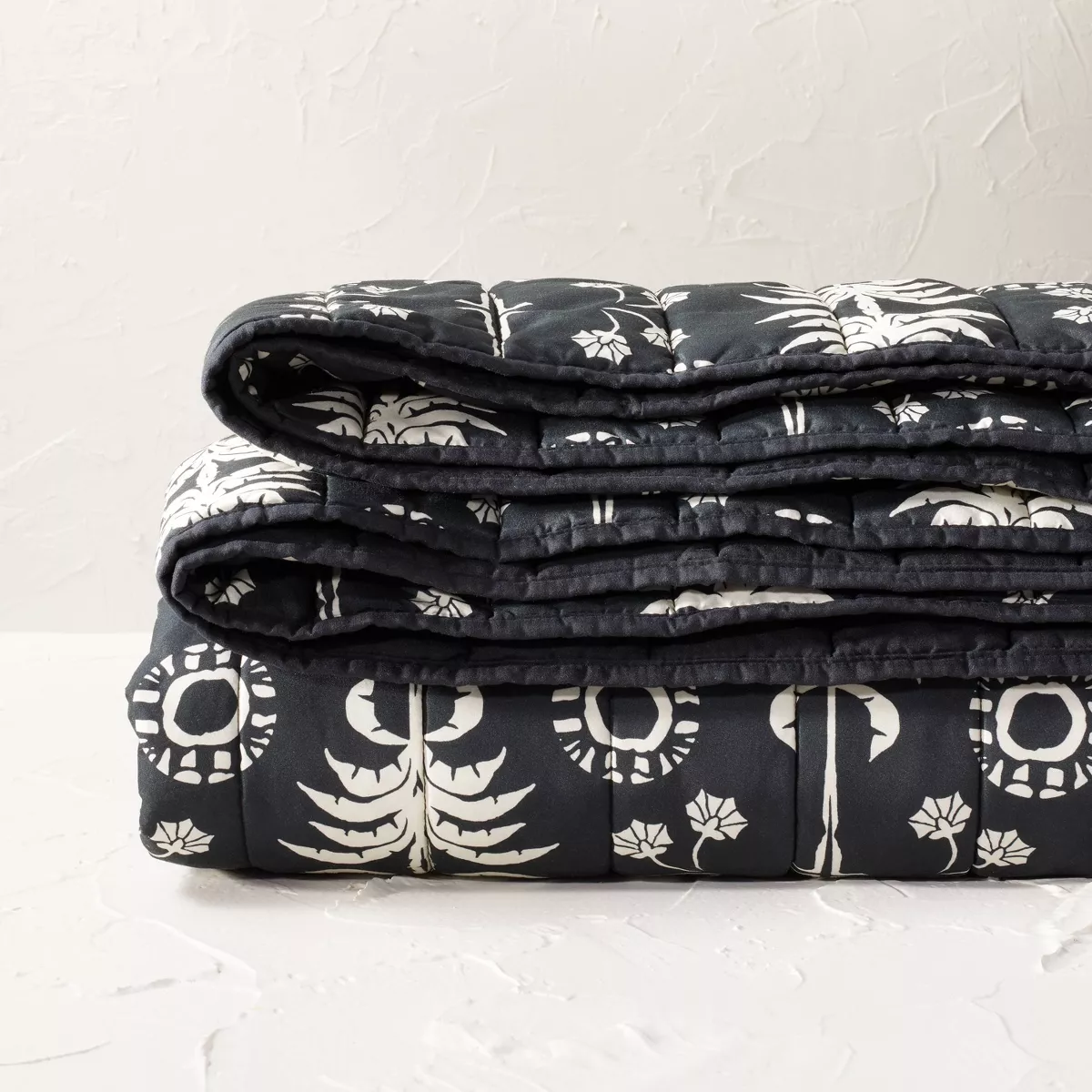 Palm Frond Printed Quilt