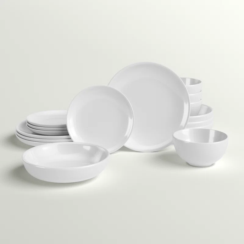 Wayfair Basics® Burkeville Stoneware Dinnerware Set - Service for 4