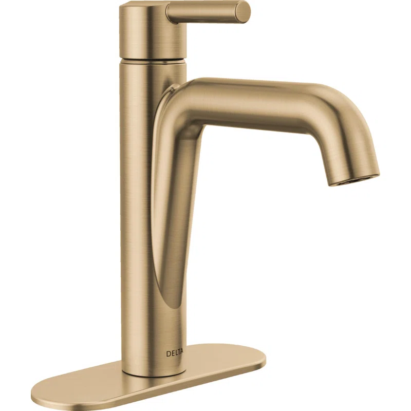 Nicoli Single Hole Bathroom Faucet with Drain Assembly, Single Handle Bathroom Sink Faucet