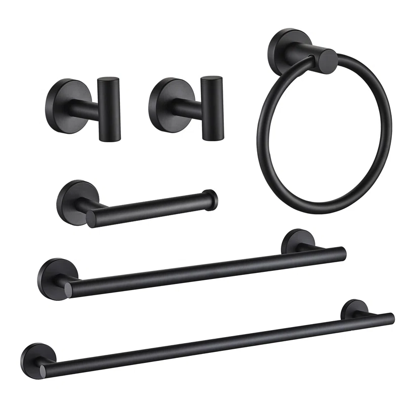 6 - Piece Bathroom Hardware Set