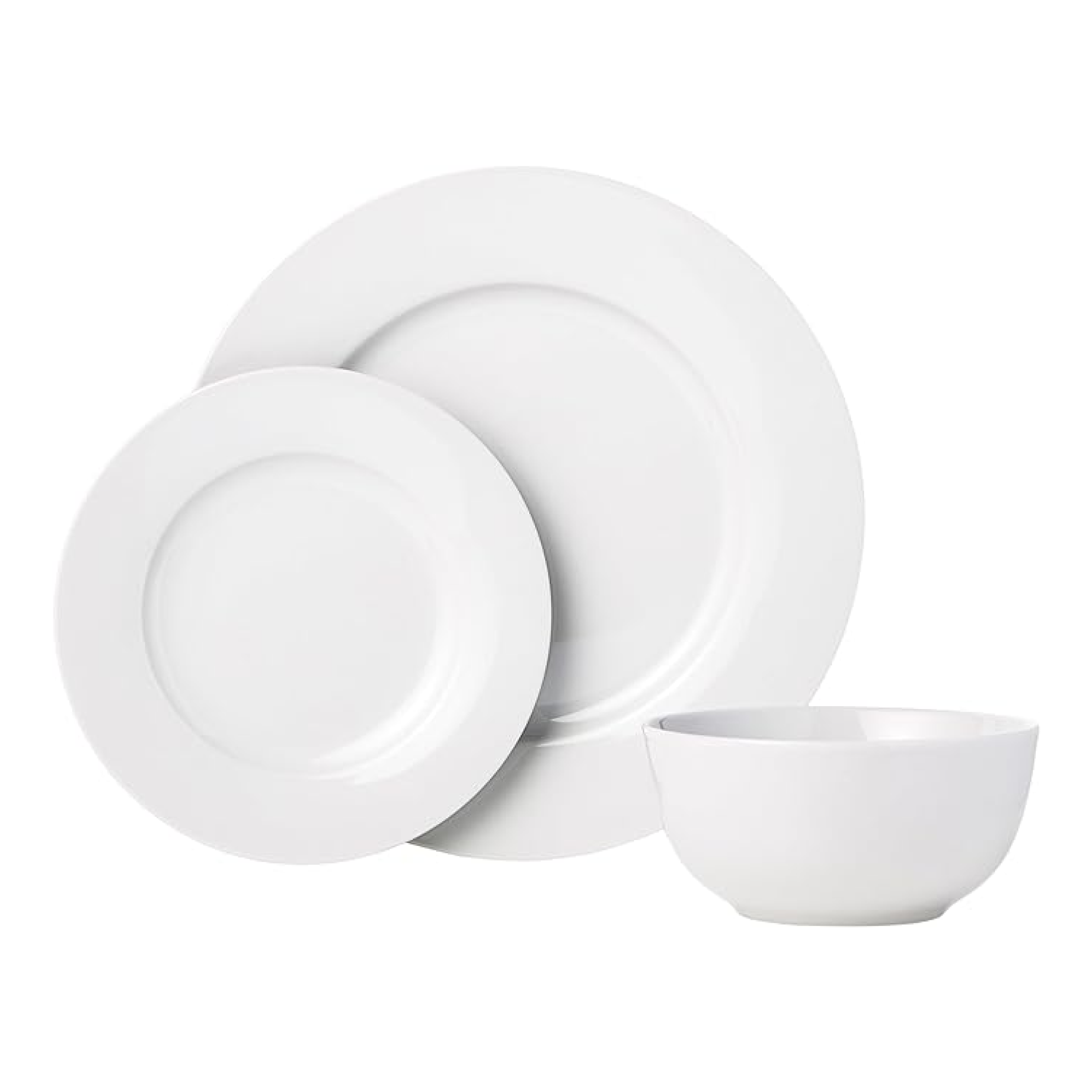 18-Piece Kitchen Dinnerware Set, Plates, Dishes, Bowls, Service for 6