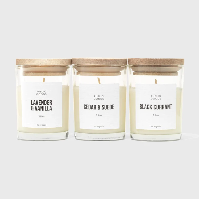 3 Piece Mini Candle Set (3.5 oz)