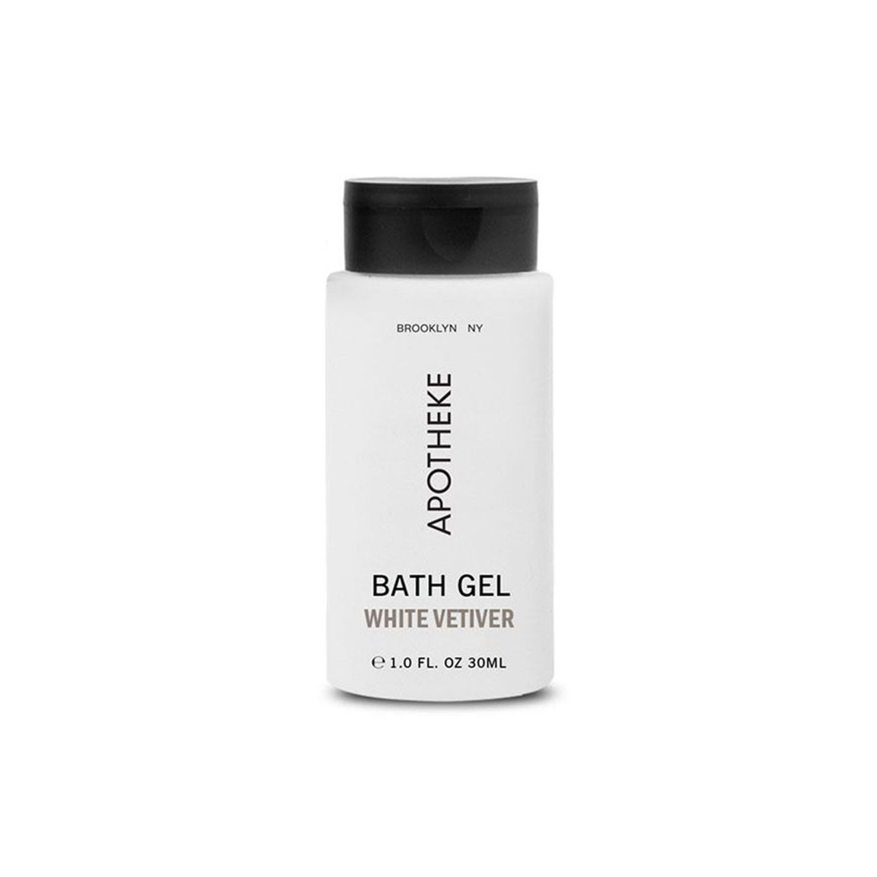 Bath Gel, White Vetiver, 1 oz, (200 bottles/case) | Apotheke
