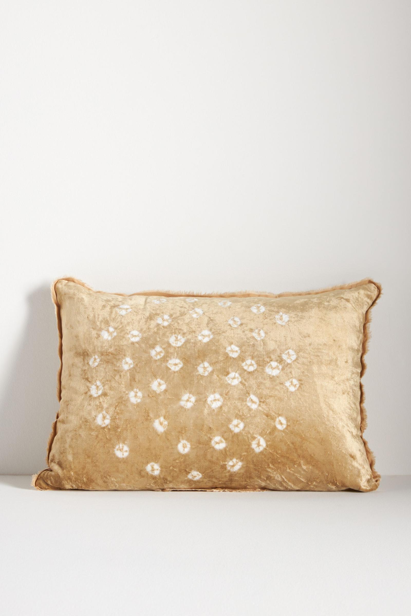 Shibori Velvet Pillow
