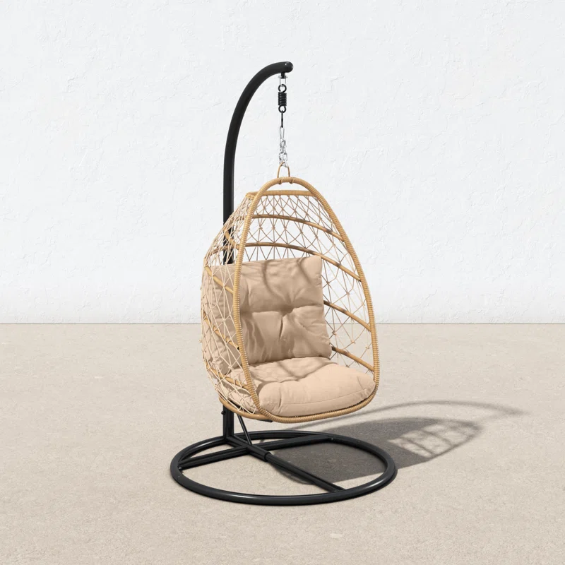 Brown/Black Barham Egg Chair with Stand