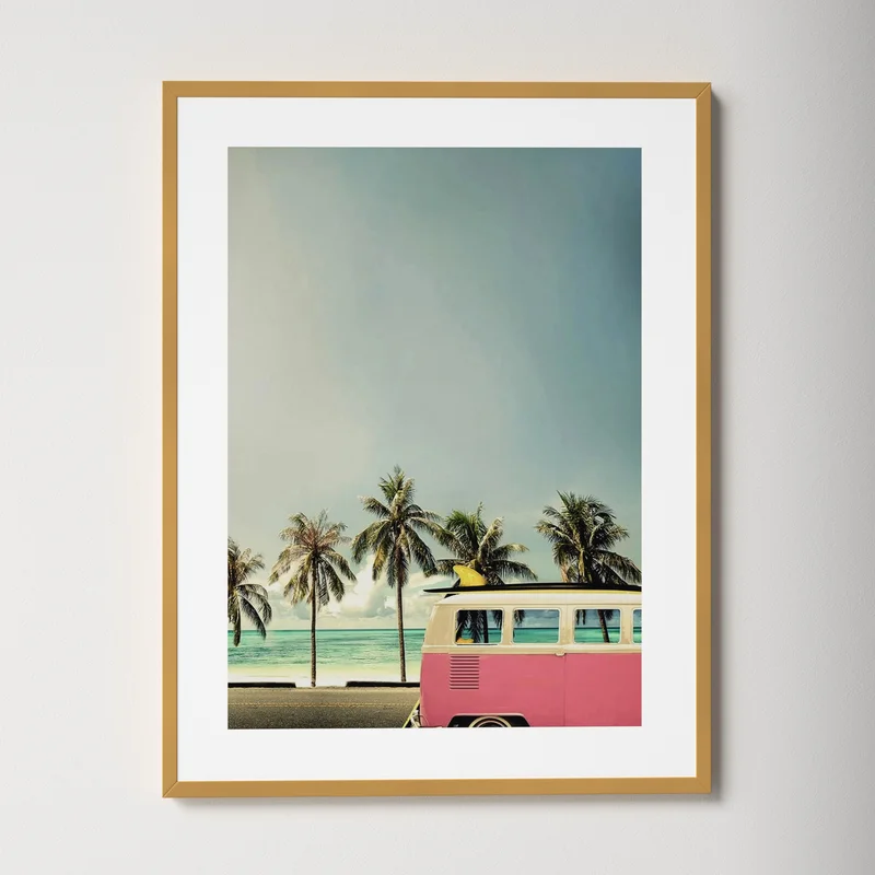 Raleigh " Surf Bus Pink " by Design Fabrikken
