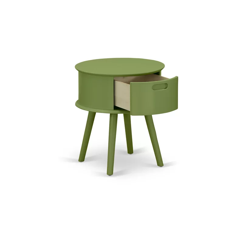 1 - Drawer Solid Wood Nightstand