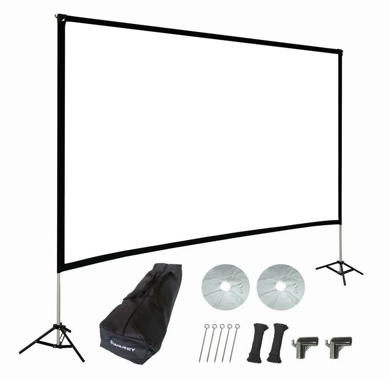 HMOREY Outdoor Portable Projector Screen Projector Screen