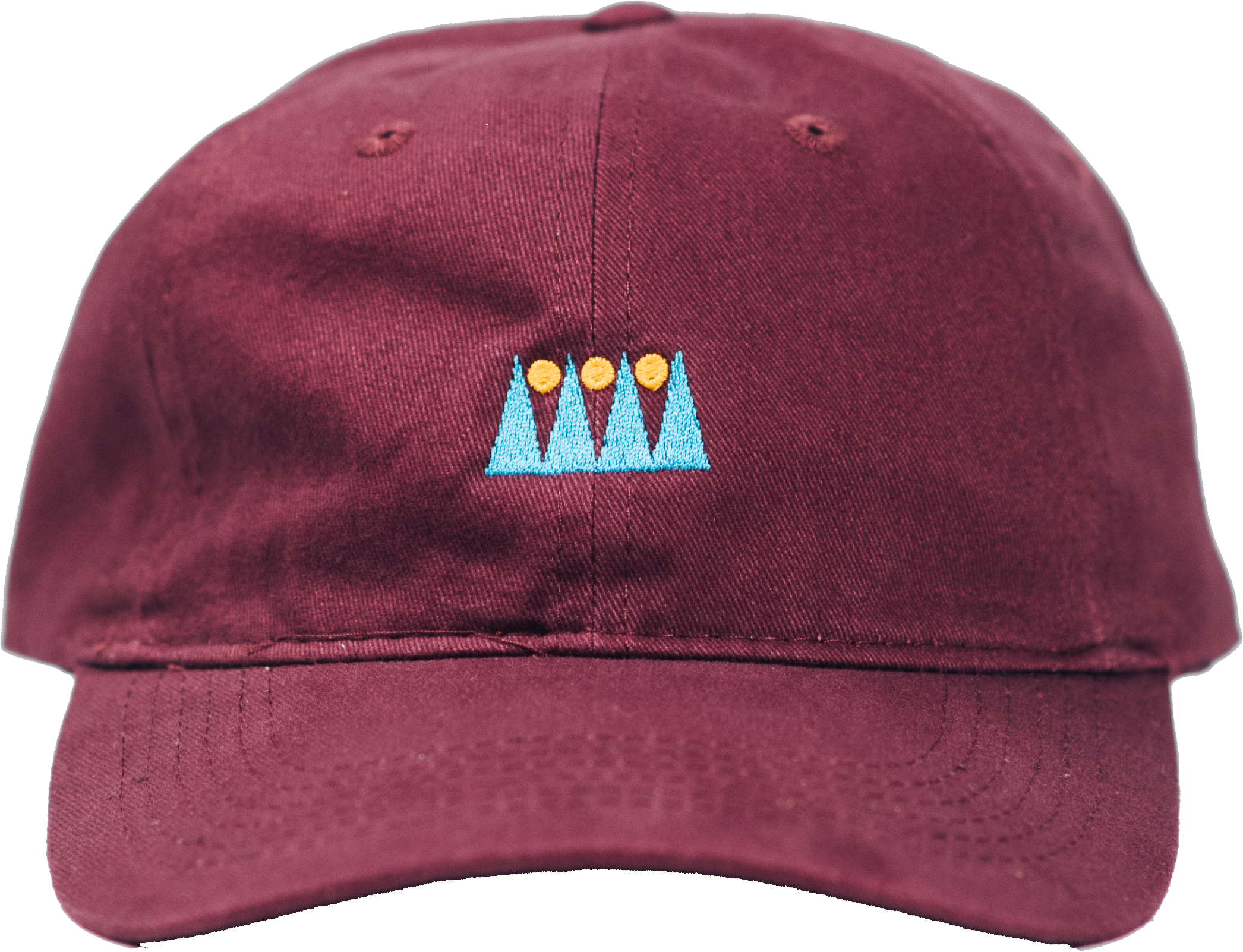 Hotel Vermont Maroon Dad Cap
